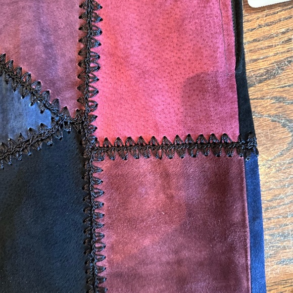 NWT Zara patchwork suede skirt - Picture 3 of 7